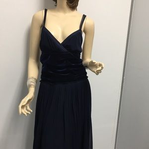 Fuzzi mesh straps dress navy blue NWT size 44
